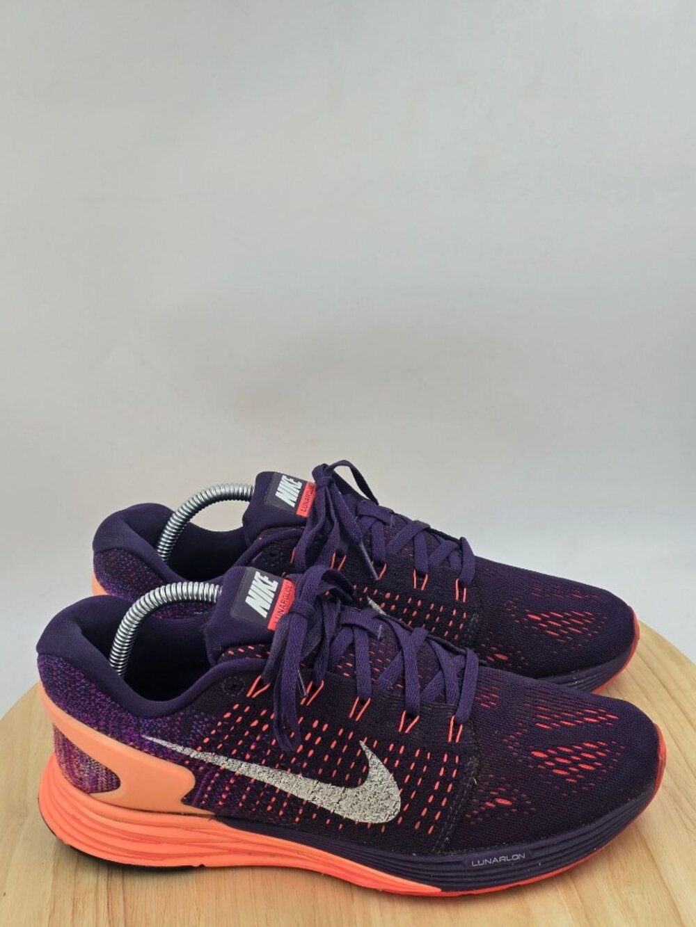 Nike Womens Lunarglide 7 747356-500 Purple Running Shoes Sneakers Size 9.5